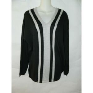 Fate Stitch Sweater Grey Black Size Small‎